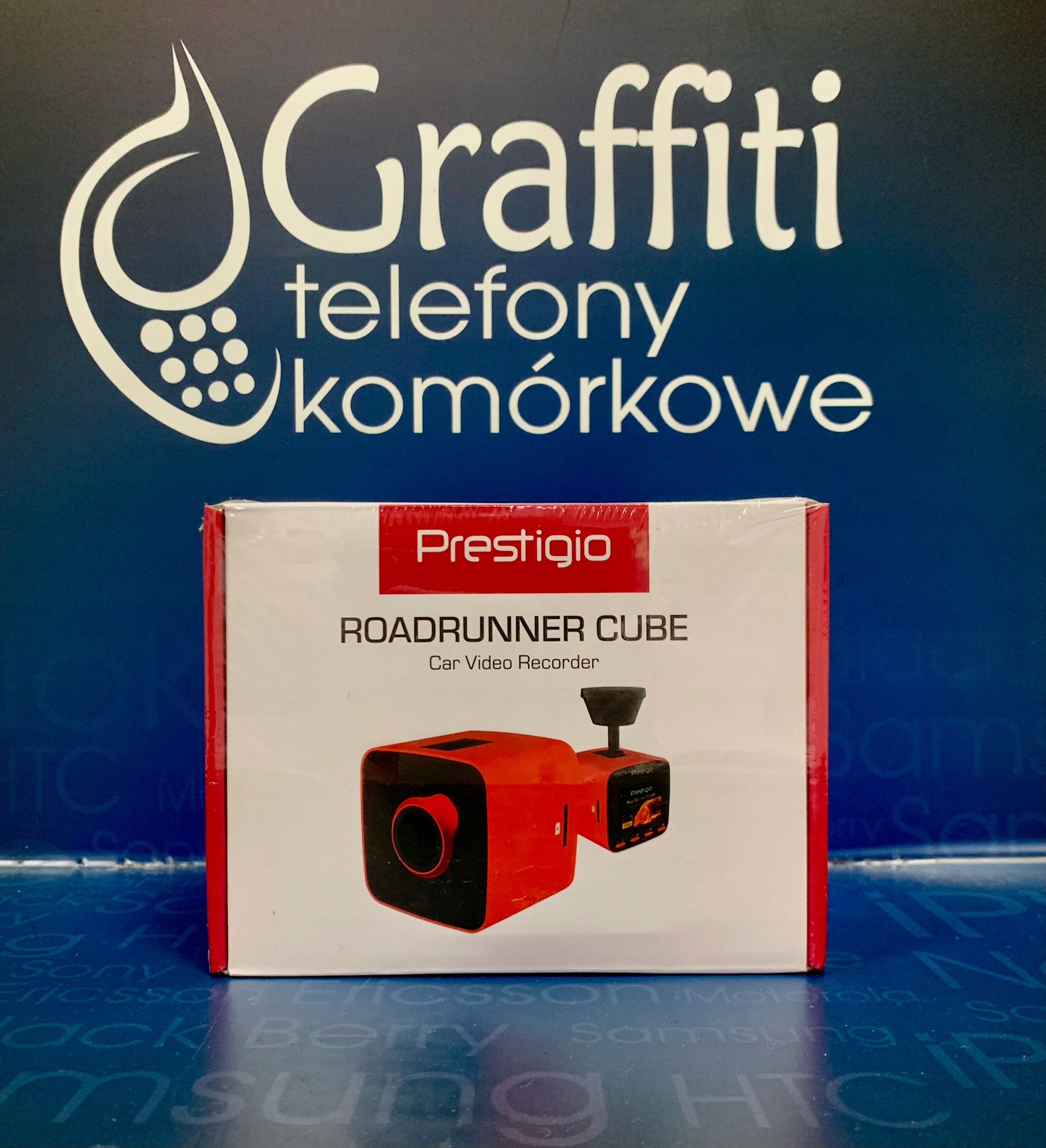 PRESTIGIO Wideorejestrator RoadRunner CUBE, FHD, WiFi, Czerwono Biały — 9