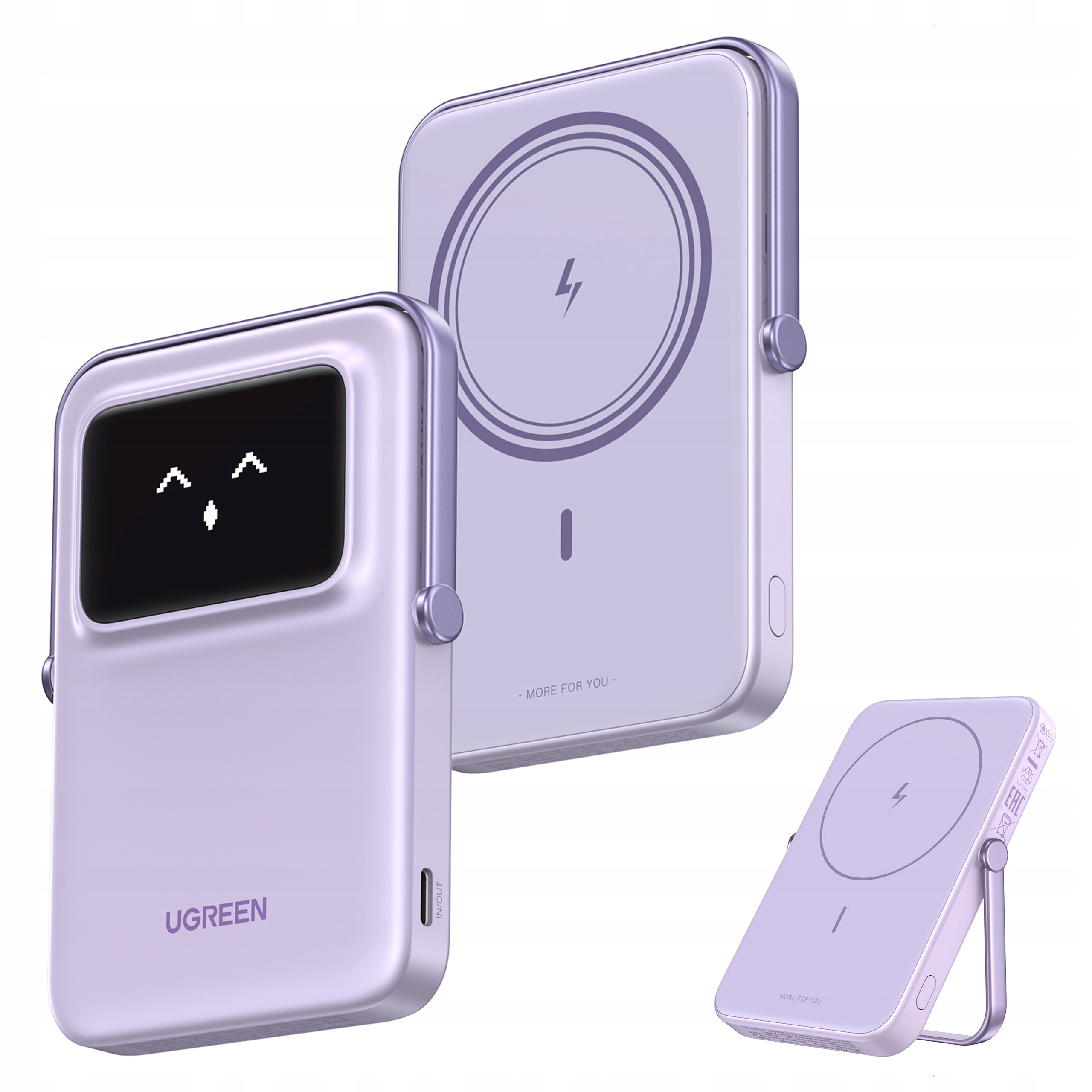 Ugreen Szybki Powerbank Magnetyczny Qc Uno PB571 5000mAh Usb-c Do Telefonu