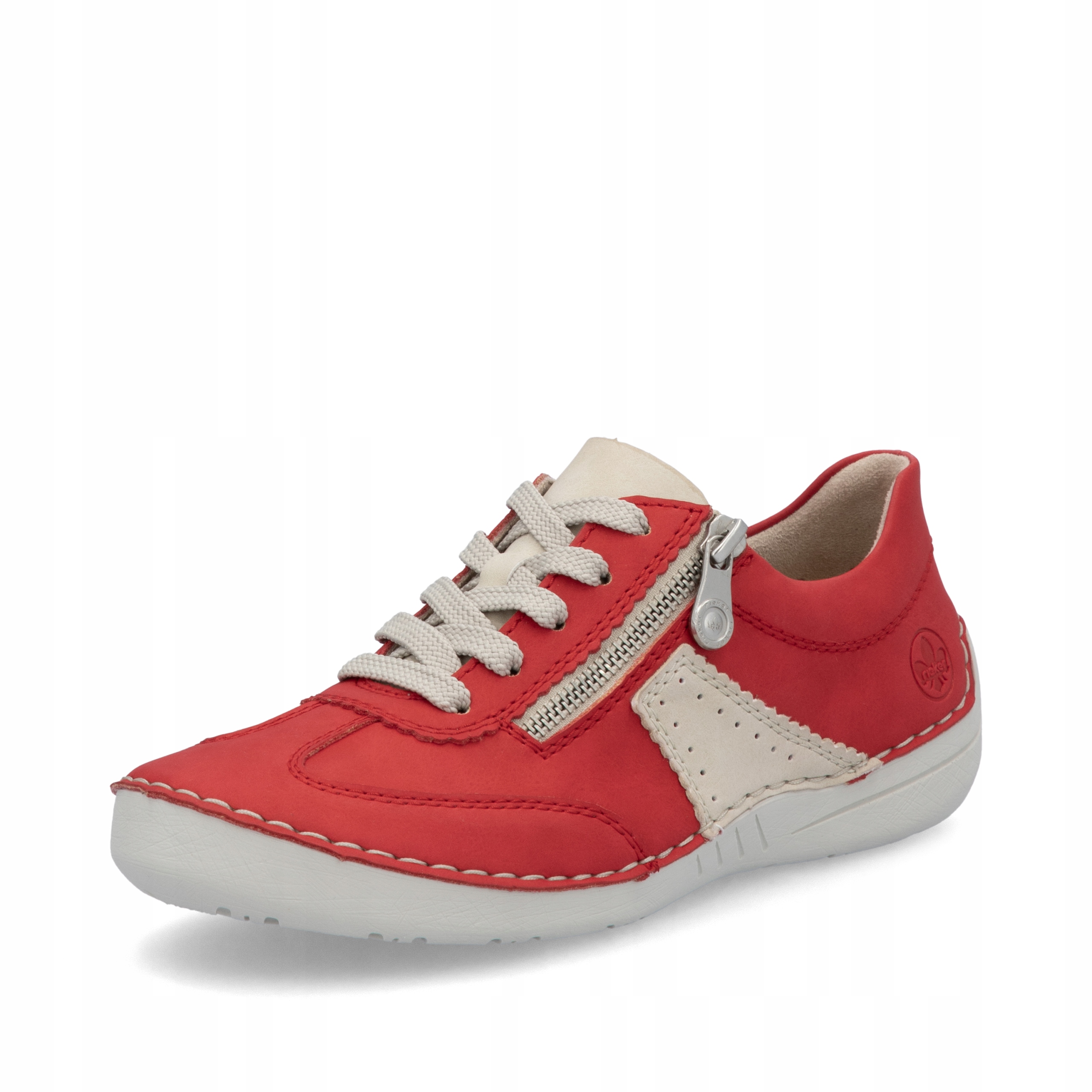 Rieker Antistress Dámské Polobotky 52521-33 Červené vel. 38