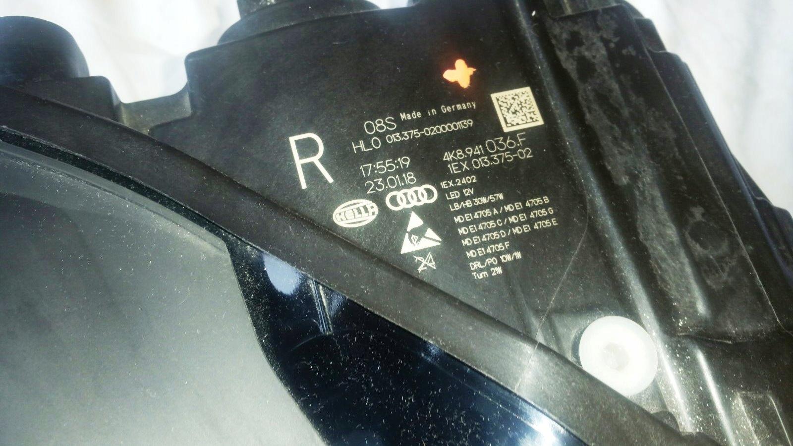 AUDI A7 C8 FULL LED LAMPA PRZÓD PRAWA SCHEINWERFER RECHTS 4K8941036F Marka OE