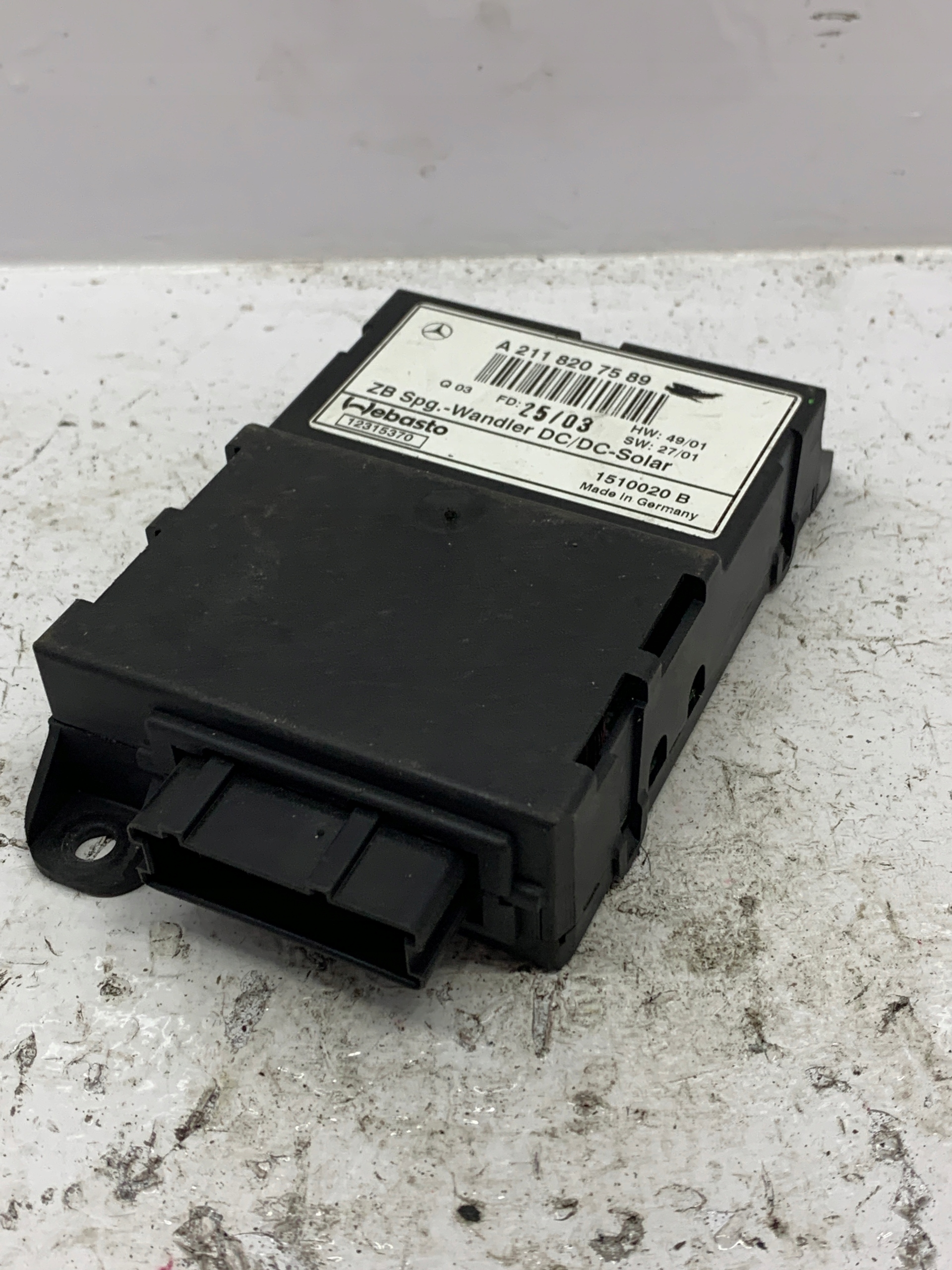module control unit SOLAR roofs A2118207589 MERCEDES