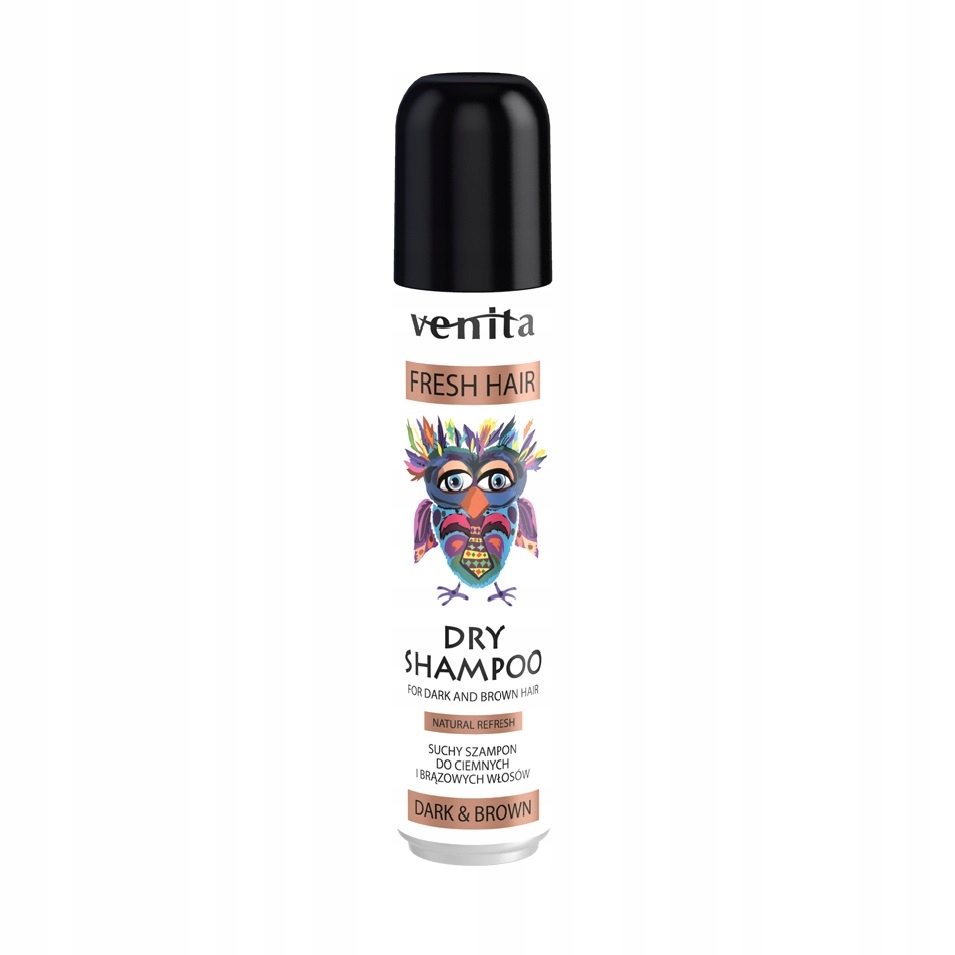 VENITA Fresh Hair suchy szampon Dark & Brown 75ml