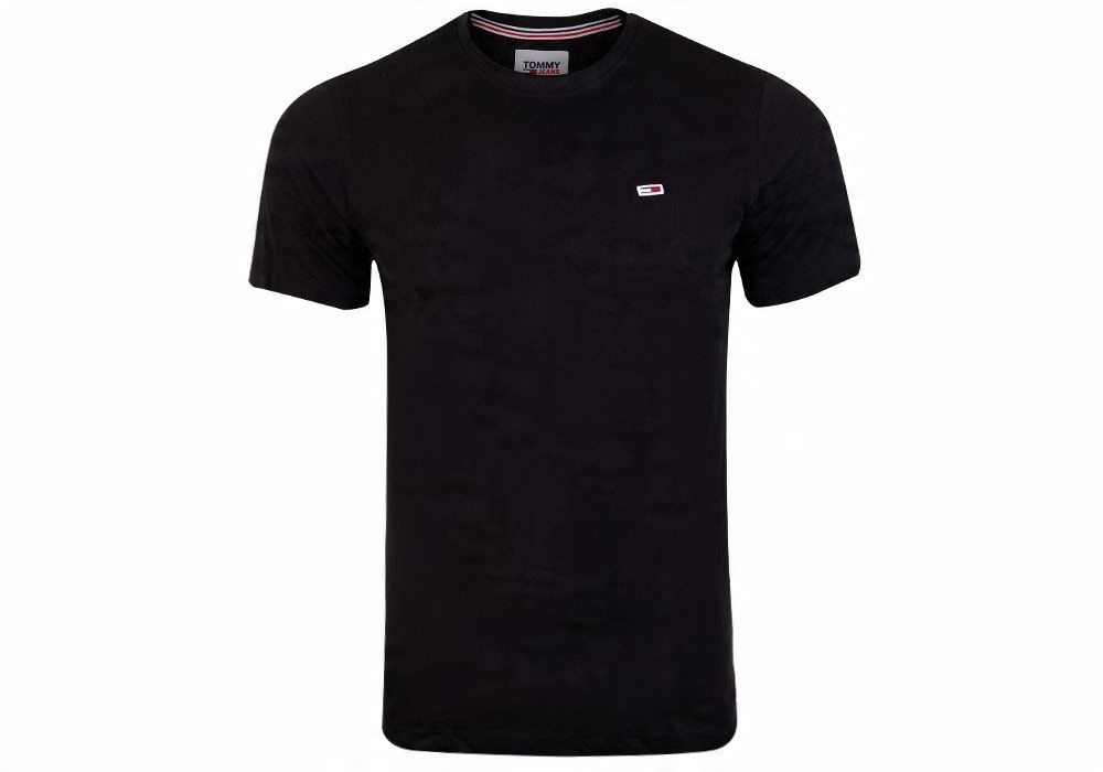 

Tommy Hilfiger Koszulka Męska T-shirt Black R:l