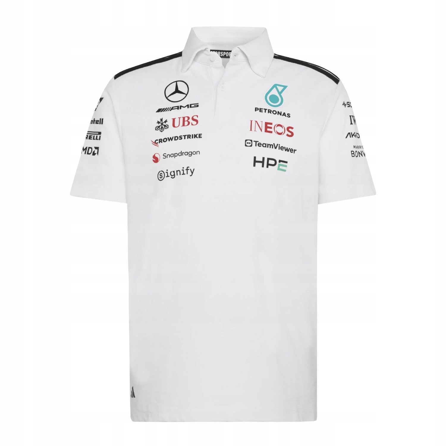 Polokošile Team Mercedes Amg F1 2026 bílé