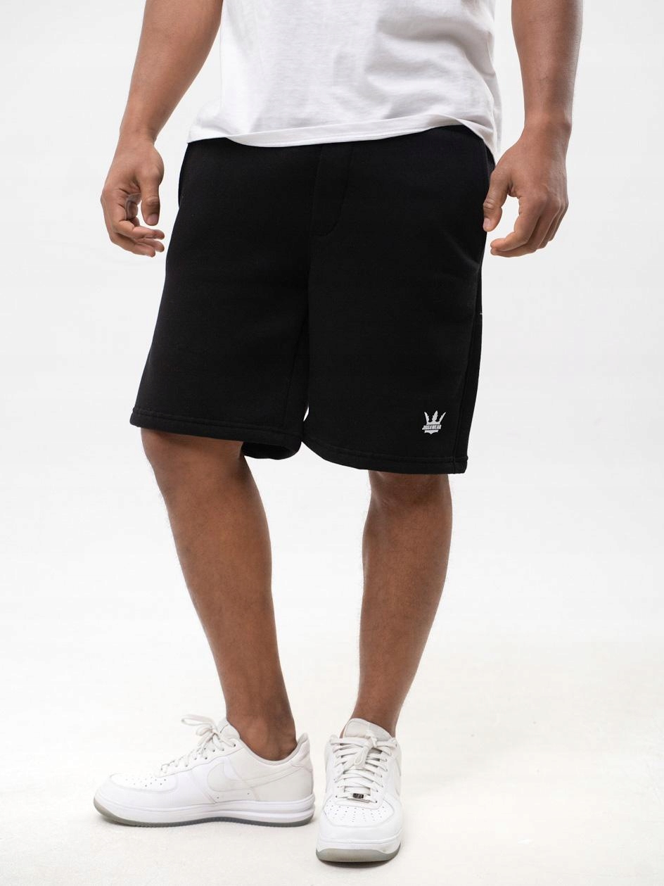 Krátké Kraťasy Černé Jigga Wear Mini Koruna XXL