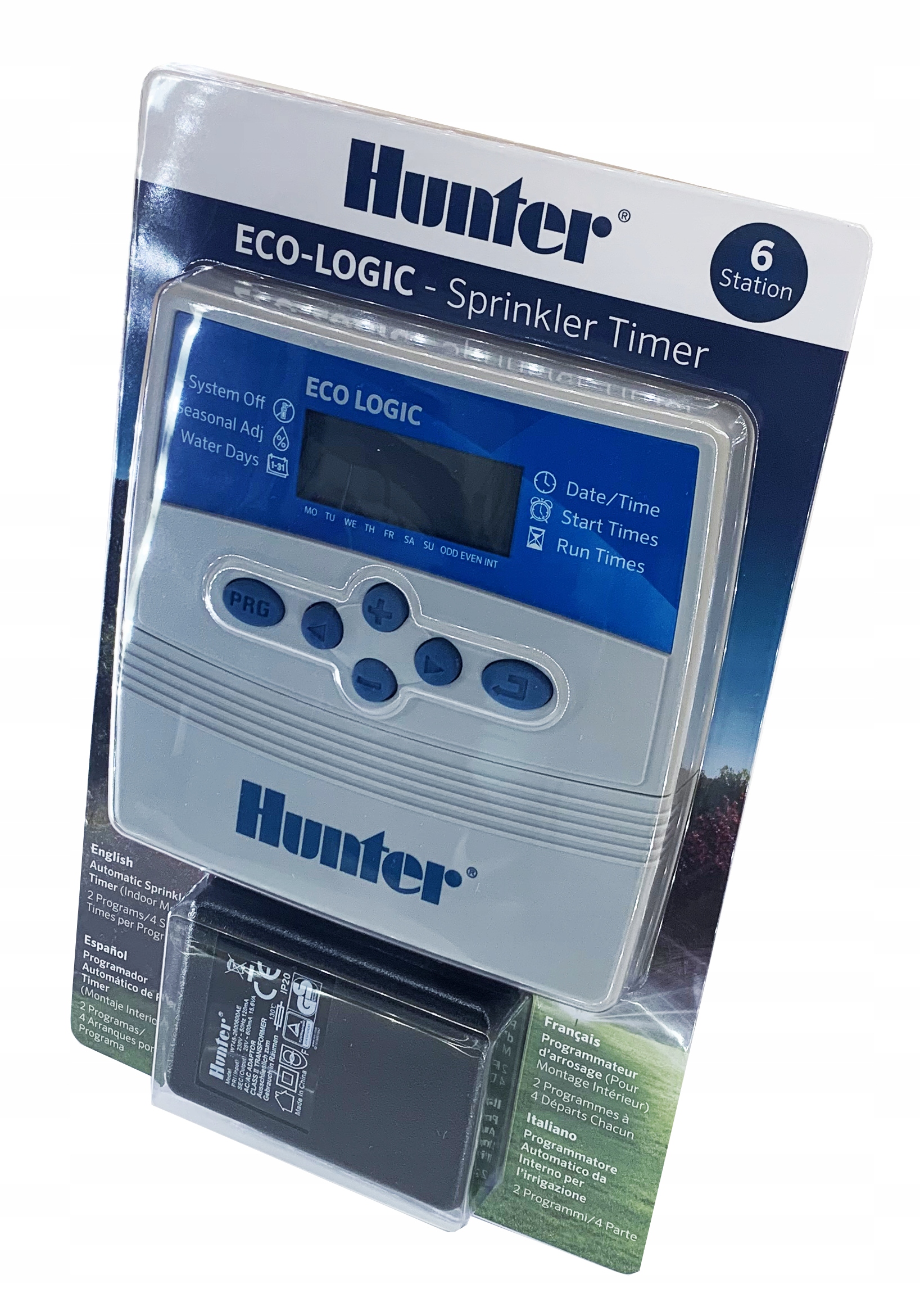 

Sterownik nawadniania 6 Hunter Eco-logic Elc Wewn.