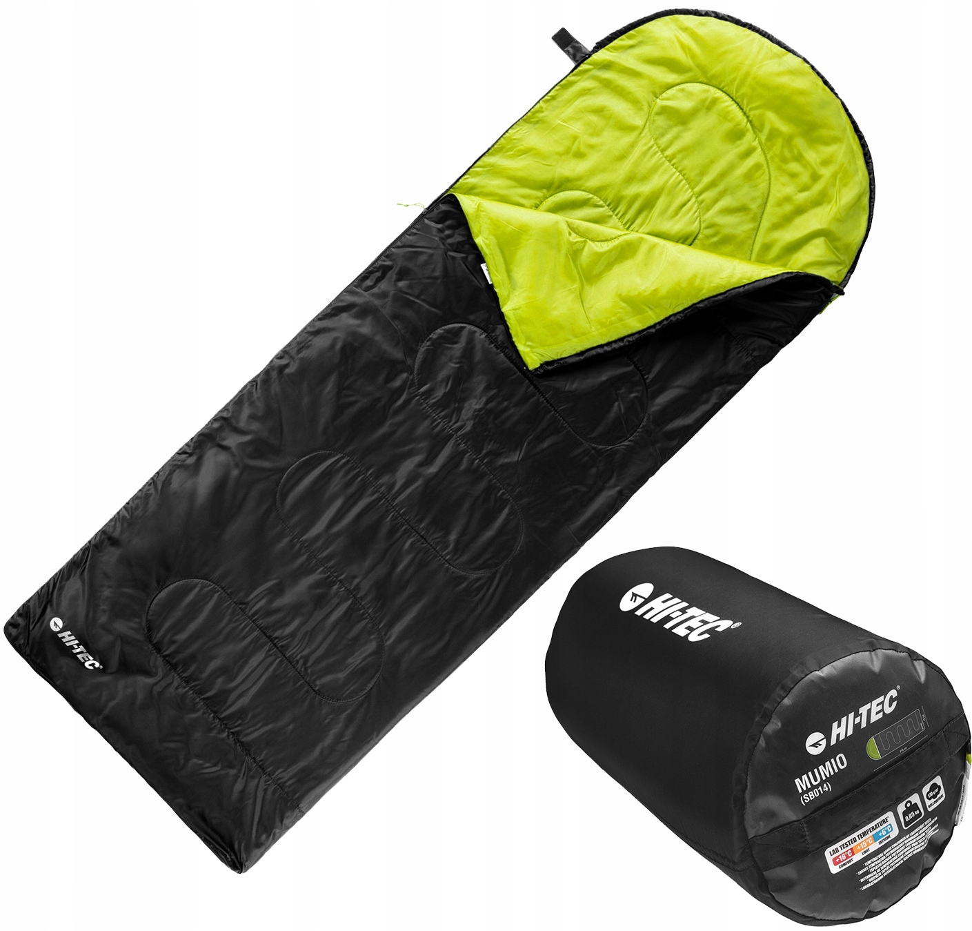 Śpiwór Hi-Tec Mumio 75 cm x 210 cm Prawy