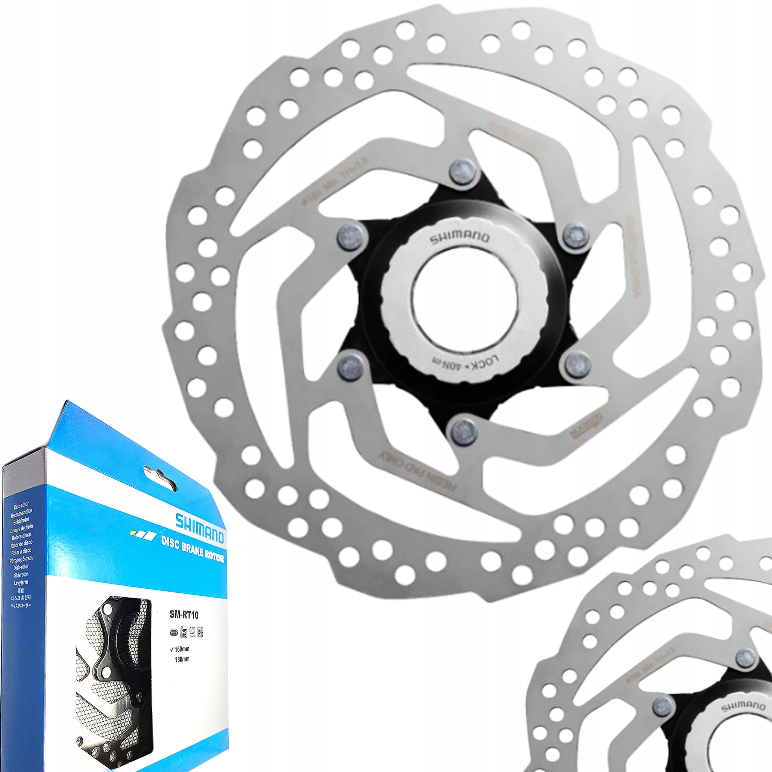 SHIMANO TARCZA HAMULCOWA SM-RT10 CENTER LOCK 160mm