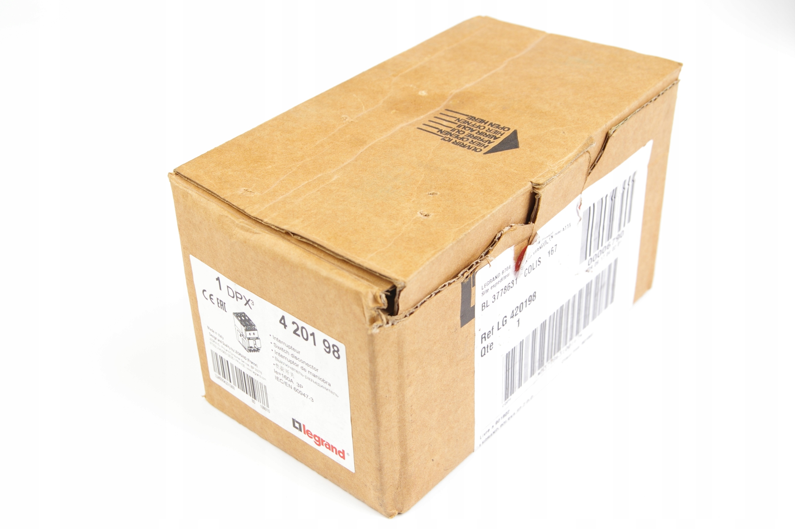 Odpojovač výkonu Legrand DPX3-I 160 3P