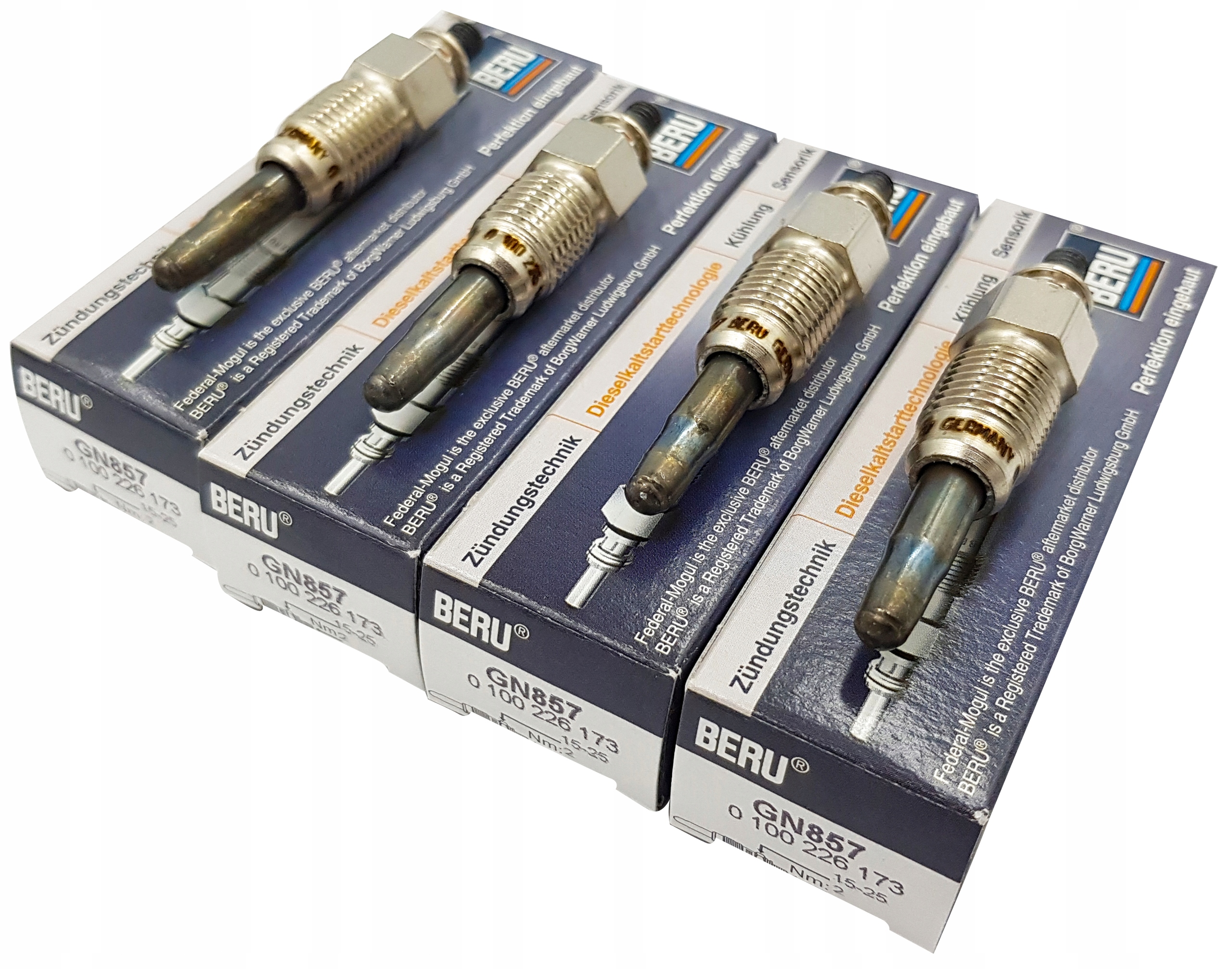 GN857 - BERU СВЕЧА НАКАЛИВАНИЯ 4 ШТ SEAT AROSA 1.7 SDI