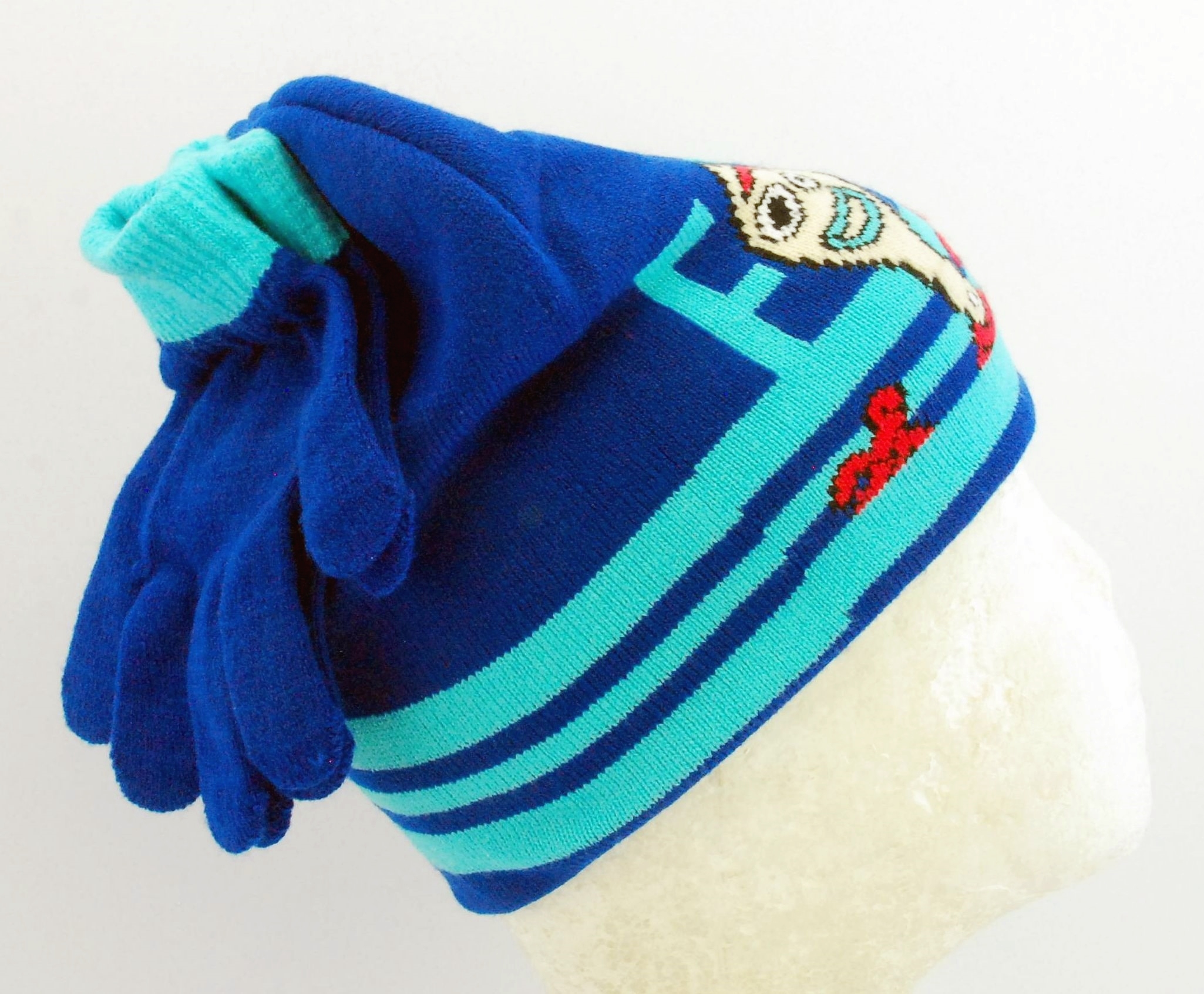 TOY STORY FORKY Rękawiczki Czapka Zimowa 52-57cm Wzór dominujący inny wzór