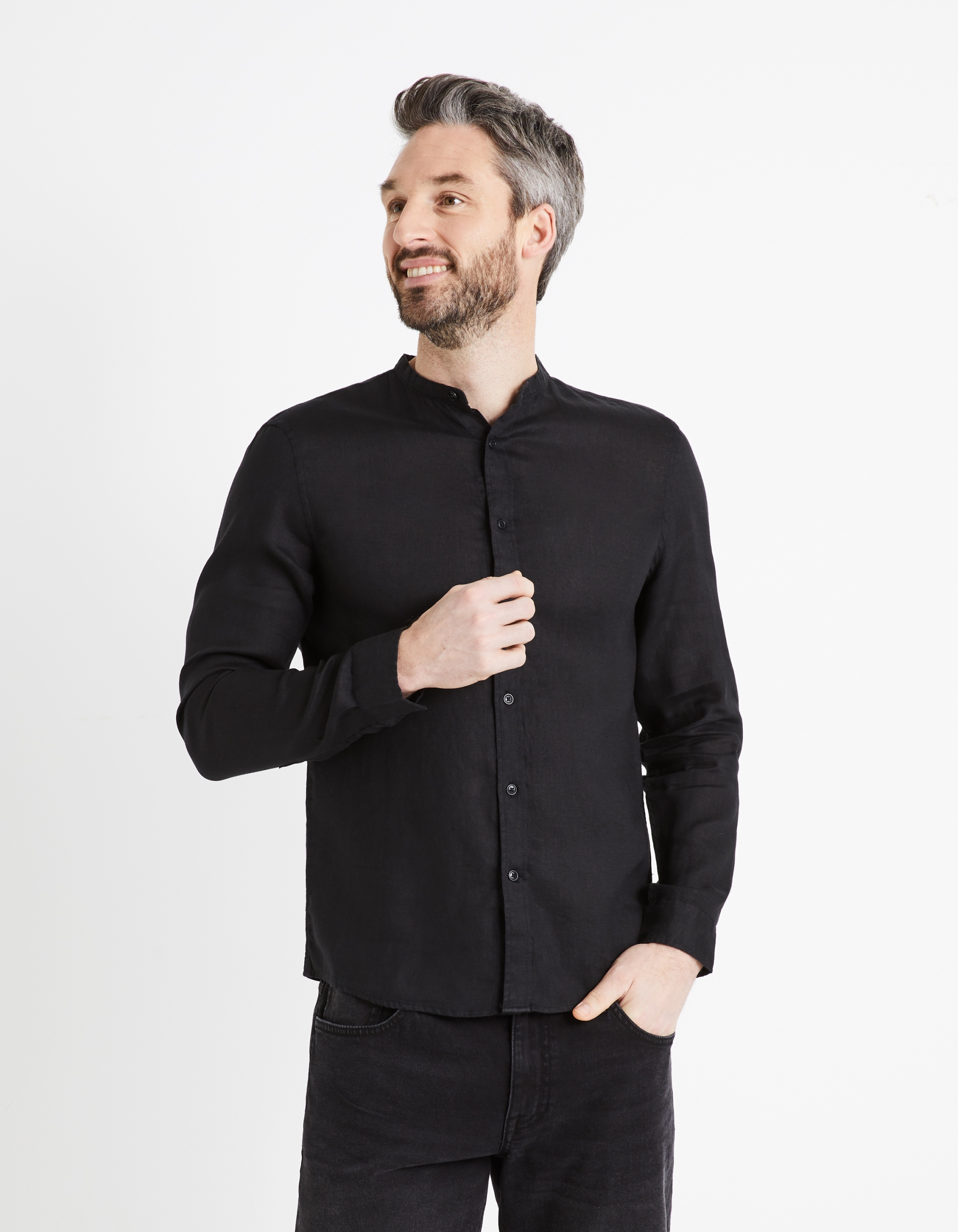 Celio Lněná košile Damaolin