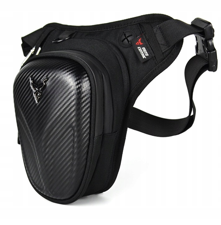 MOTOCENTRIC TORBA MOTOCYKLOWA SASZETKA NERKA NA NOGĘ UDO CZARNA CARBON