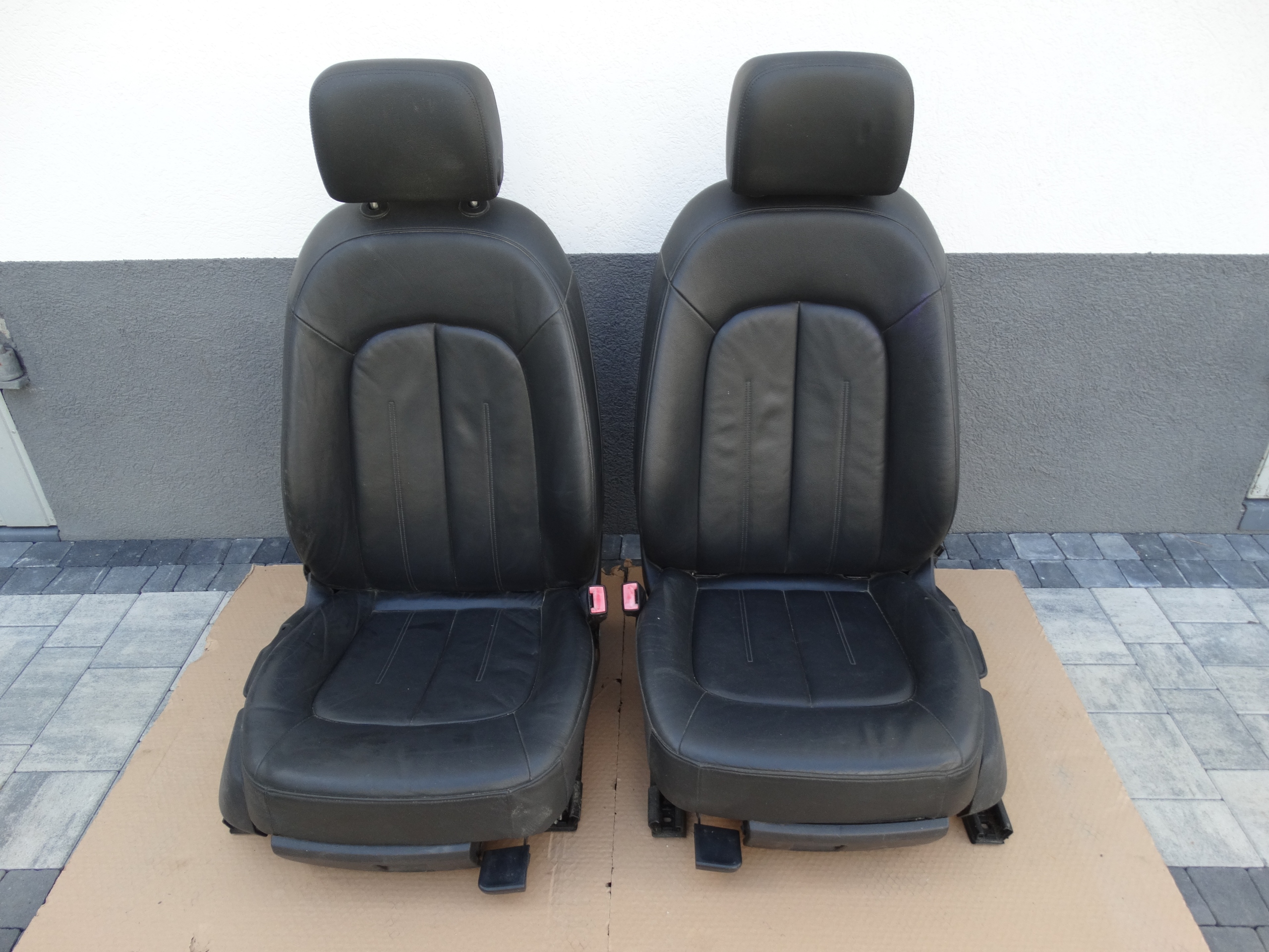 AUDI A6 C7 KOMBI AVANT 11-18 Sitze schwarze Leder KOMPLET