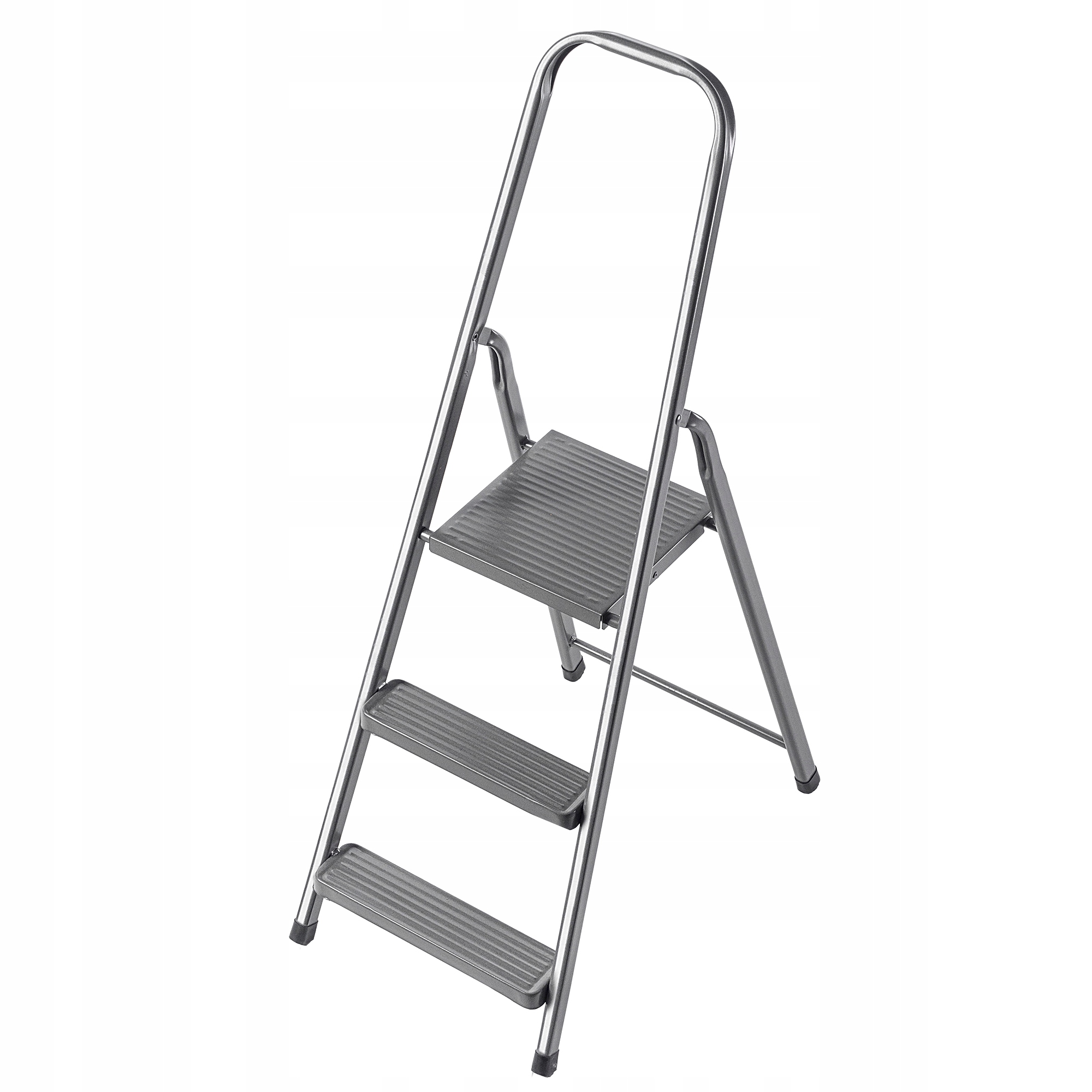 Žebřík 3-STUPŇOVÝ Ocelový Žebřík Stupně Pevný 125 kg