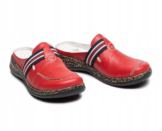 Rieker Nazouváky pantofle Rieker červené s logem 38 3H1G1* 38 3_1