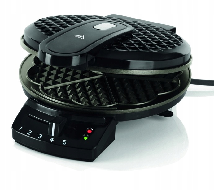 Gofrownica Ravanson GR-7010 czarny 1200 W Kolor dominujący czarny