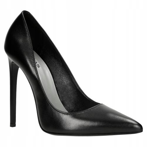 

Buty Wojas Czółenka damskie skóra czarne r. 38