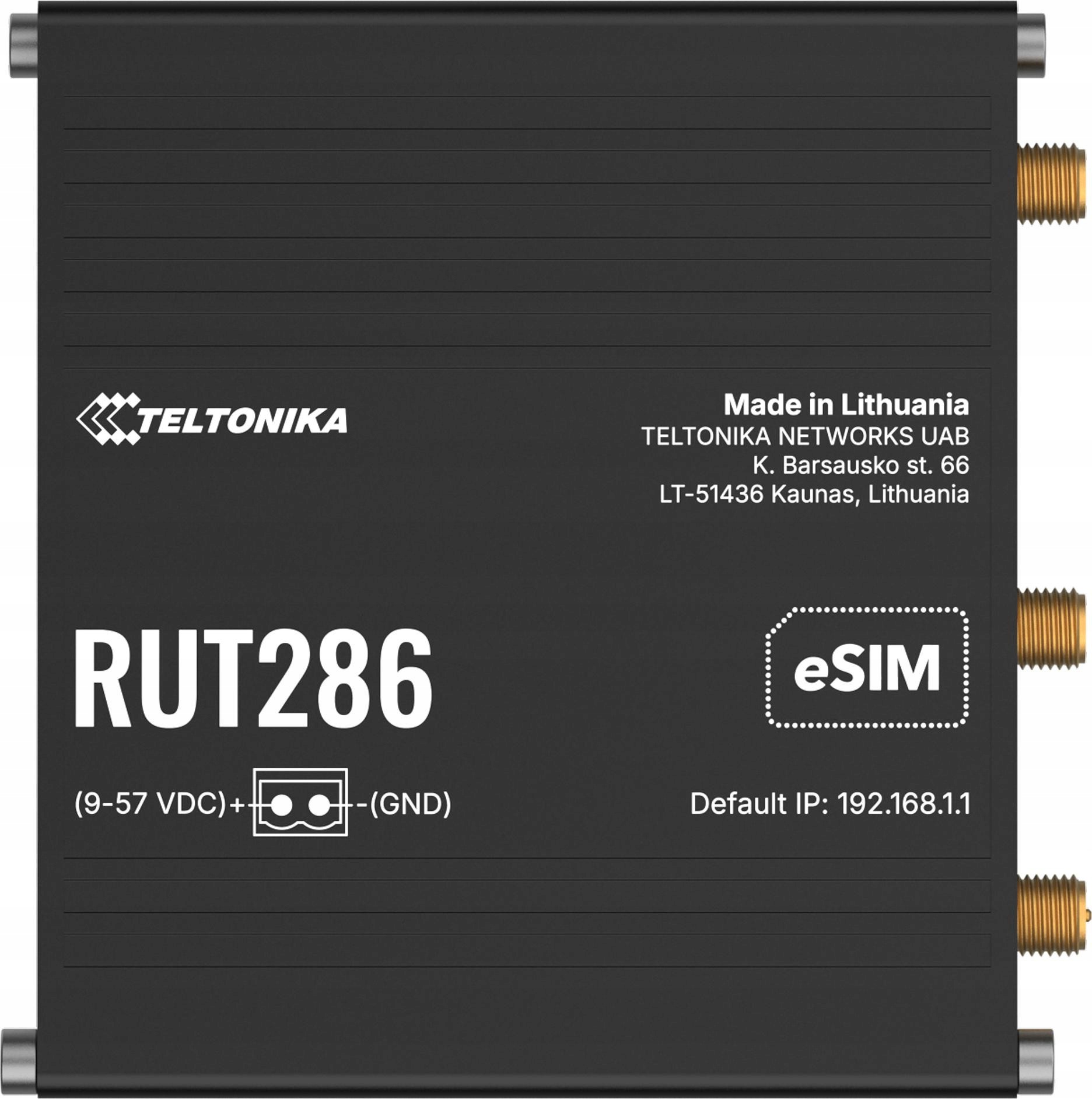 Teltonika RUT286 Průmyslový Router 4 G/lte Gps