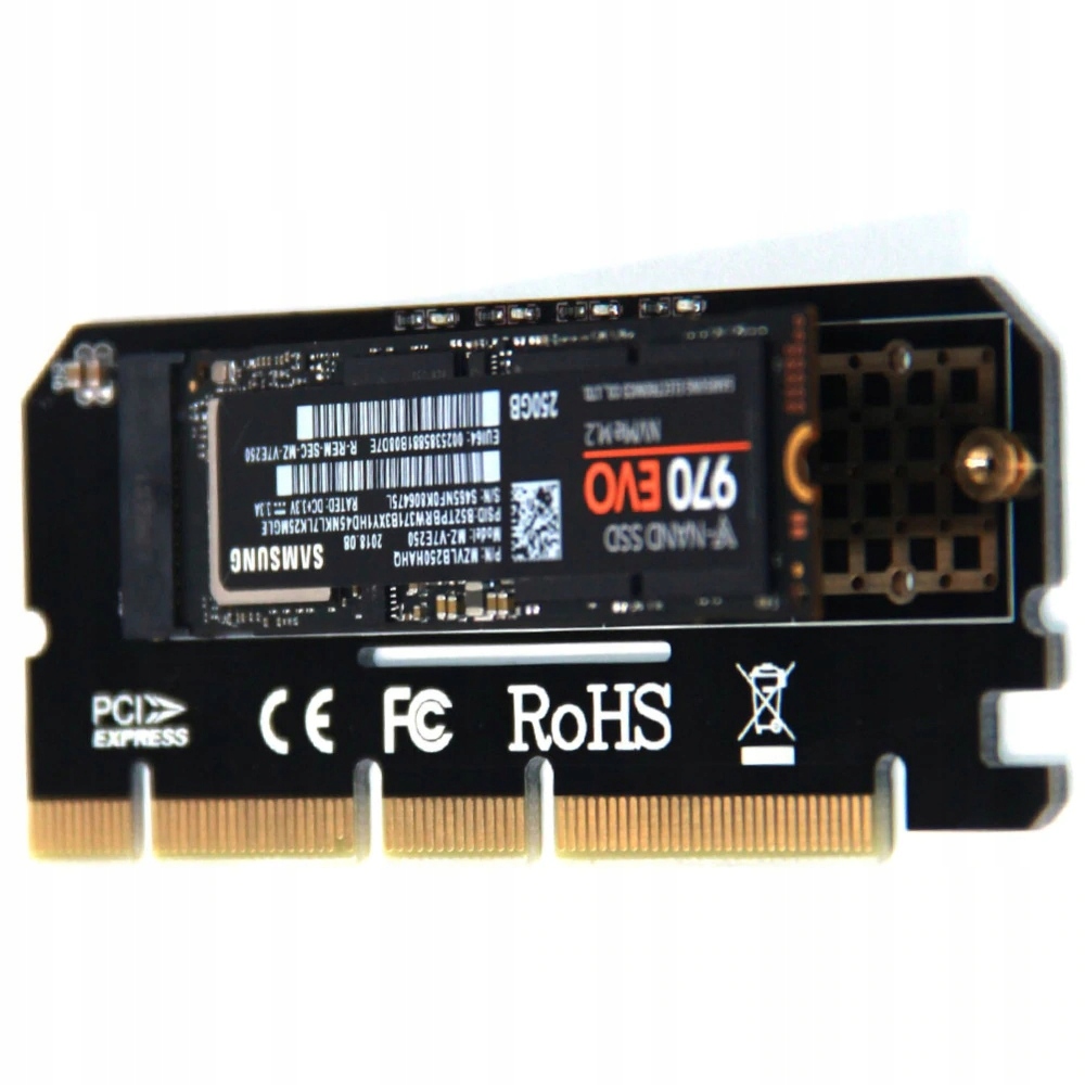 Adapter Pci-e x4 x8 x16 SSD m.2 NVMe na Dysk Riser EAN (GTIN) 4710614537323