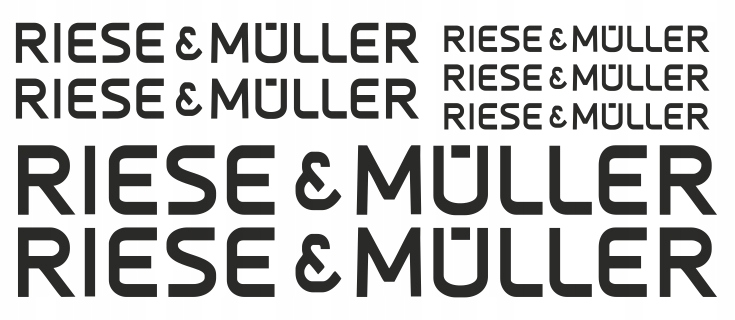 

Riese & Muller naklejki rowerowe Kolory!