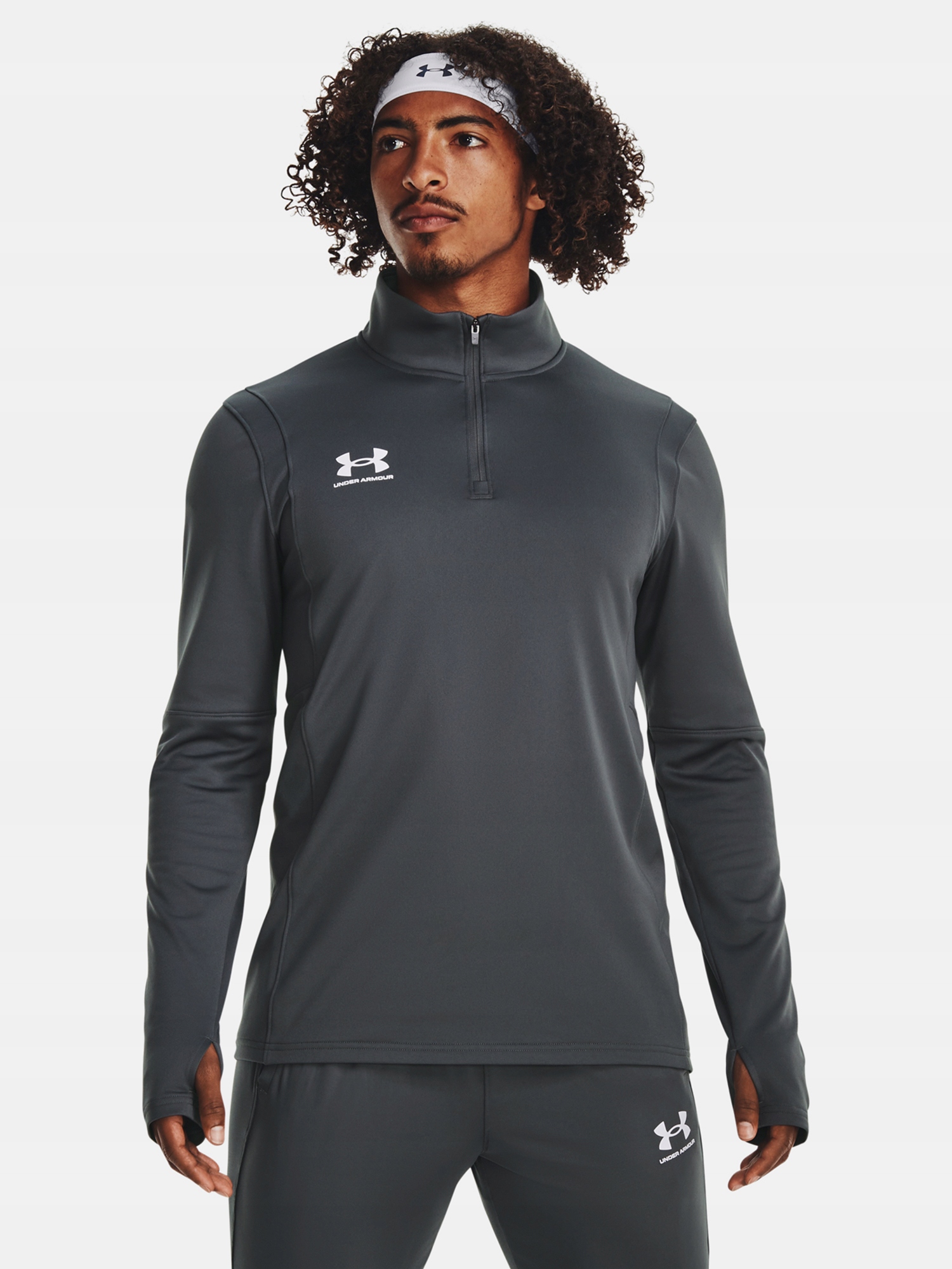 Pánské tričko Under Armour Ua M's Ch. Midlayer-GRY