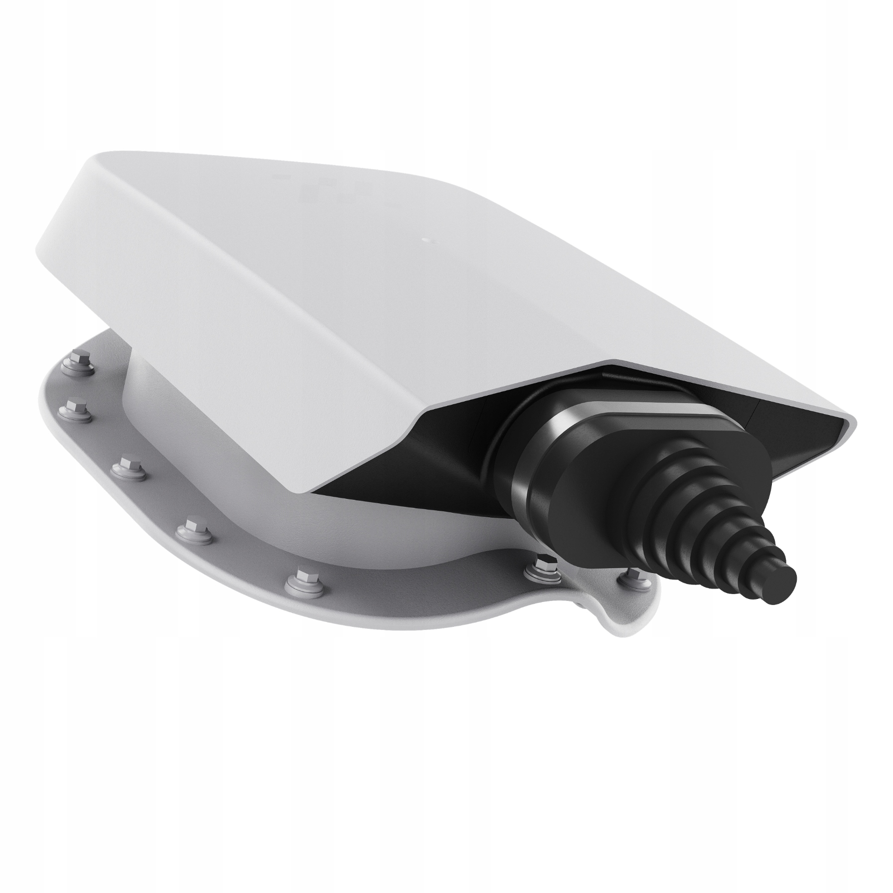 Solární střešní průchod solárních kabelů Blachodachówka Světle Šedá 7036