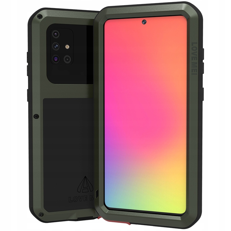 

Etui + szkło do Galaxy A71, case, Love Mei P