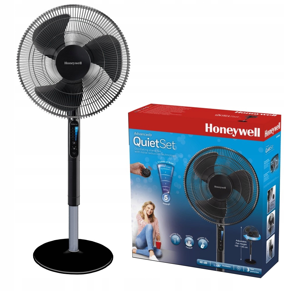 

Wiatrak podłogowy cichy wiatrak Honeywell HSF600