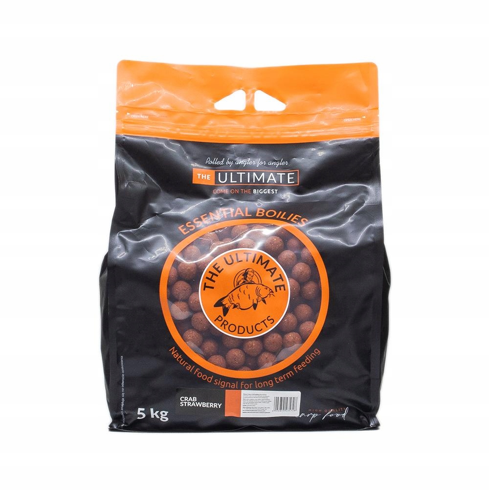 Ultimate Products Crab Strawberry 20mm Essential 5kg Boilies