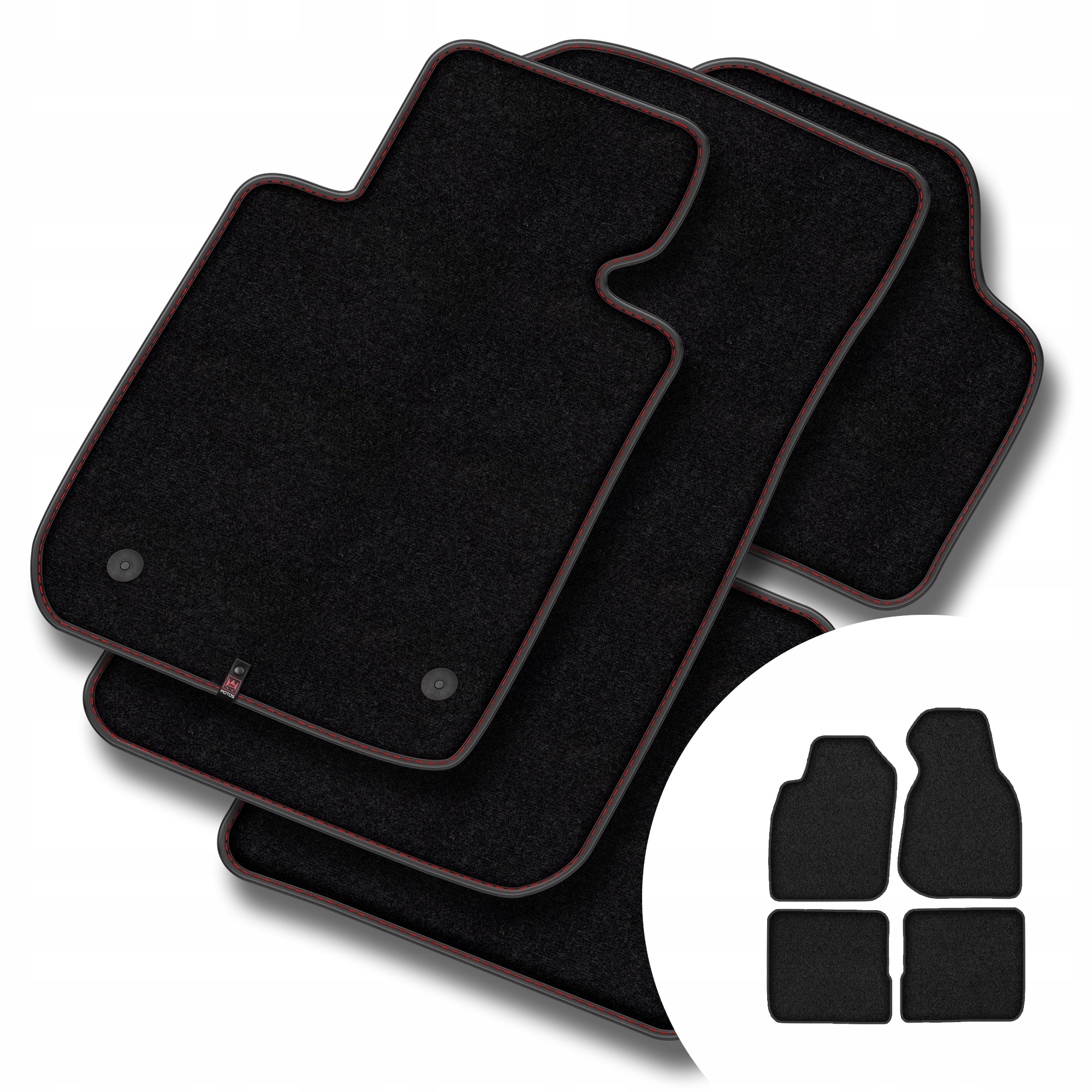 Prémiové velurové koberce pro Audi A6 C5 1997-2004 4 stopky