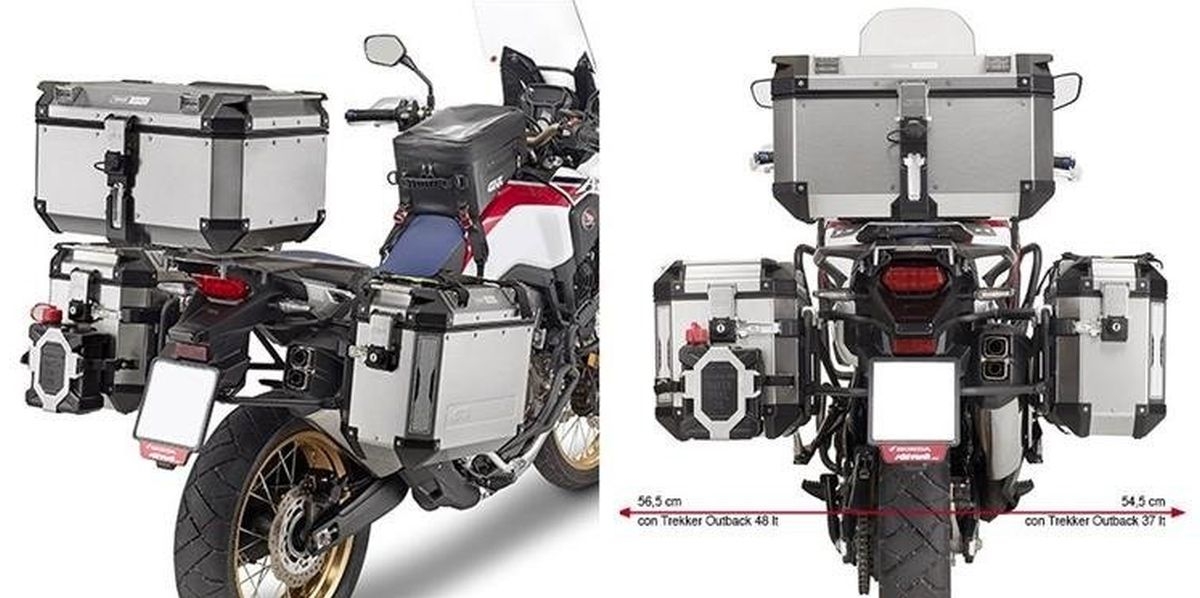 Kappa Rošt Bočných Kufrov Monokey Cam Side Honda Crf 1000L Africa Twin