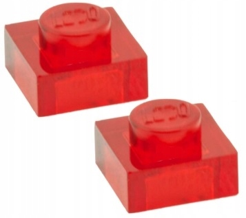 

20396 Lego 3024 3000841 płyt 1x1 prz.czerwony 2szt