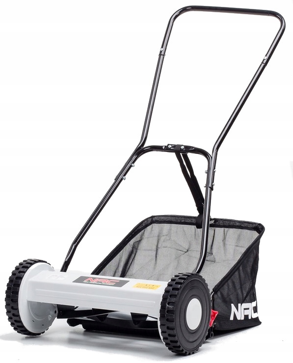 KOSIARKA Ręczna do trawy BĘBNOWA NAC 40 cm Pchana 5 noży LEKKA + DUŻY Kosz Szerokość cięcia 40 cm