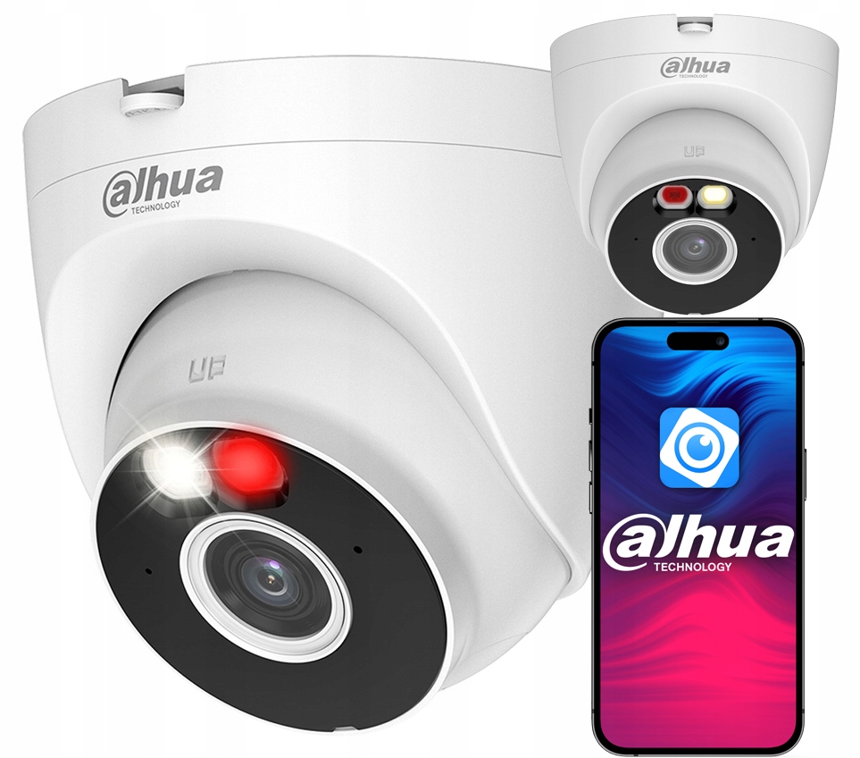 Venkovní WiFi kamera 4MPx T4A-PV Dahua Smart Dual Light, mikrofon a reproduktor