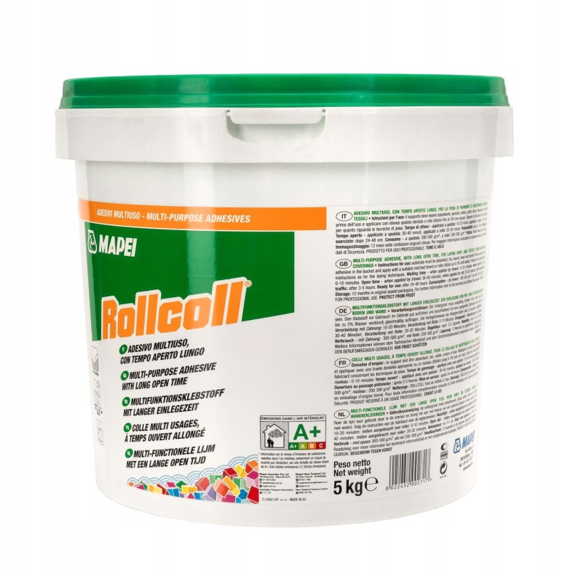 Lepidlo na podlahové krytiny Mapei Rollcoll 5 kg