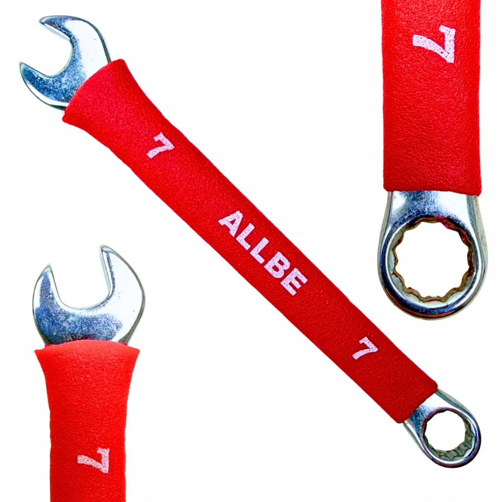 Klucz Płasko Oczkowy 7mm Stal Crv Klucze Płasko Oczkowe Cr-V Mocny Solidny