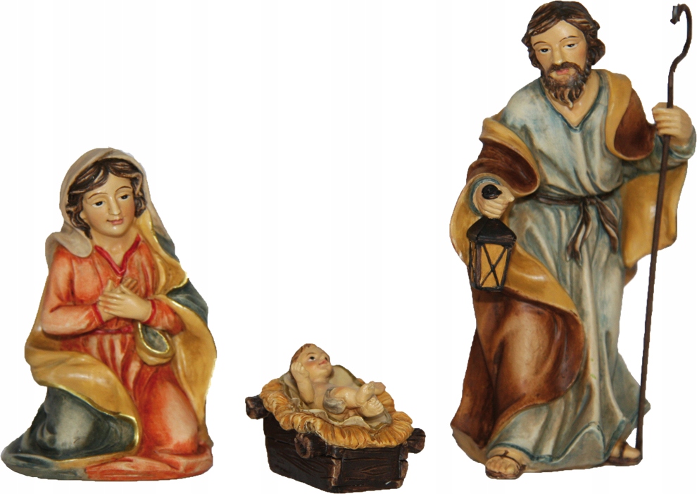 Krásná Svatá Rodina do Betléma – pro figurky o výšce 12 cm