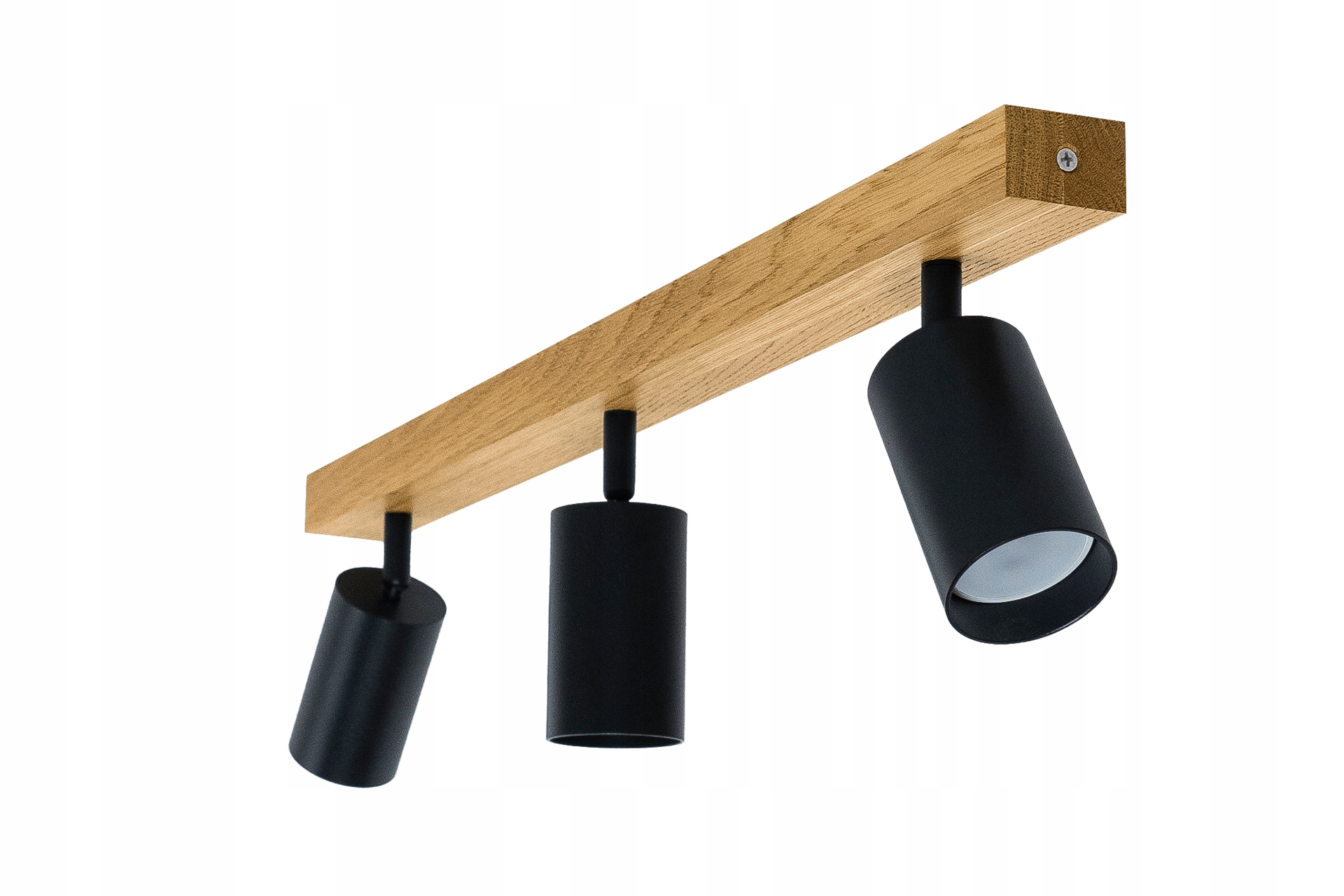 Plafon Led lampa sufitowa Dębowa Modern 60 cm GU10 Ruchoma Natynkowy Tuba