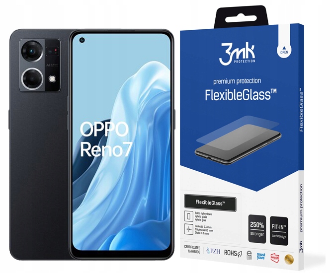 

3MK FlexibleGlass Szkło Hybrydowe do Oppo Reno 7