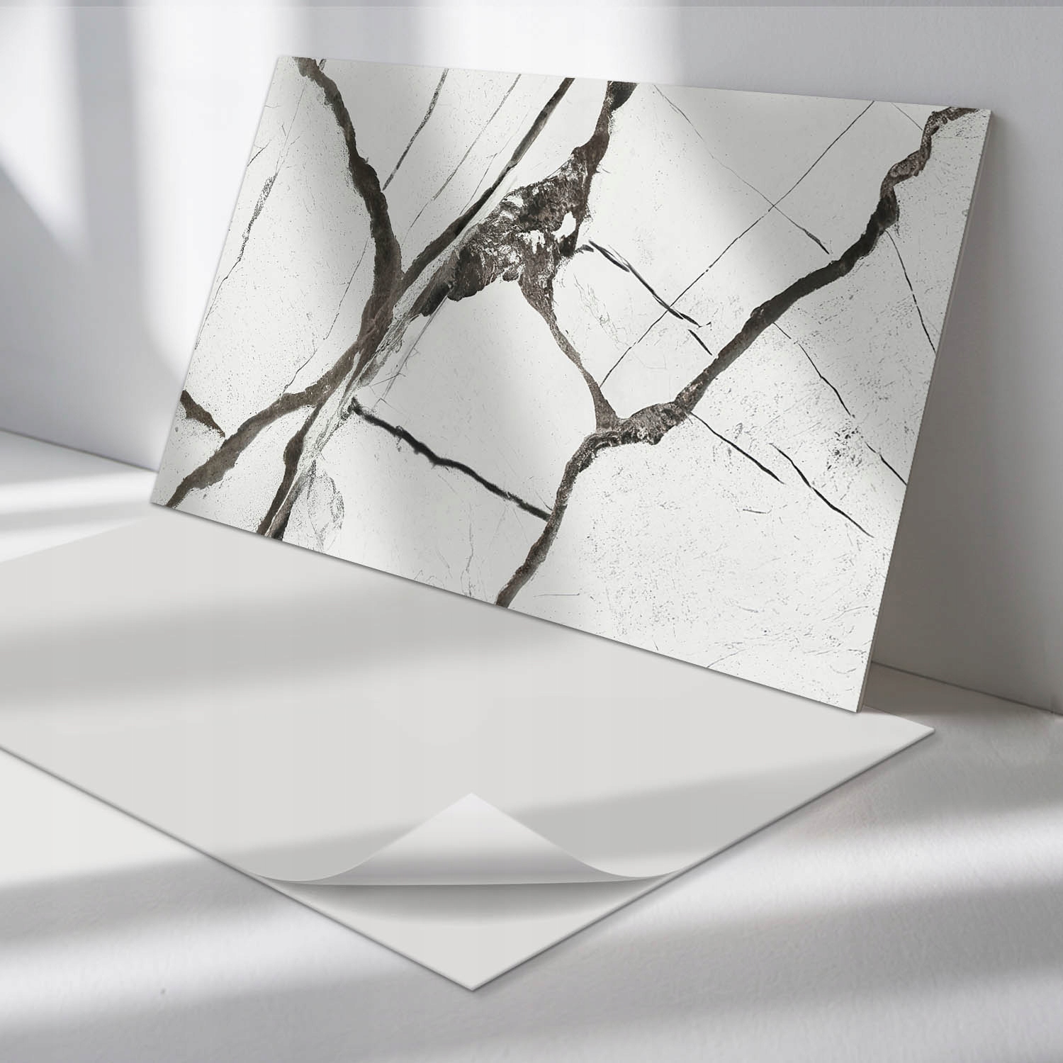 Sada samolepiacich Pvc panelov Mramorový vzor s žilami 6 ks 60x30 cm