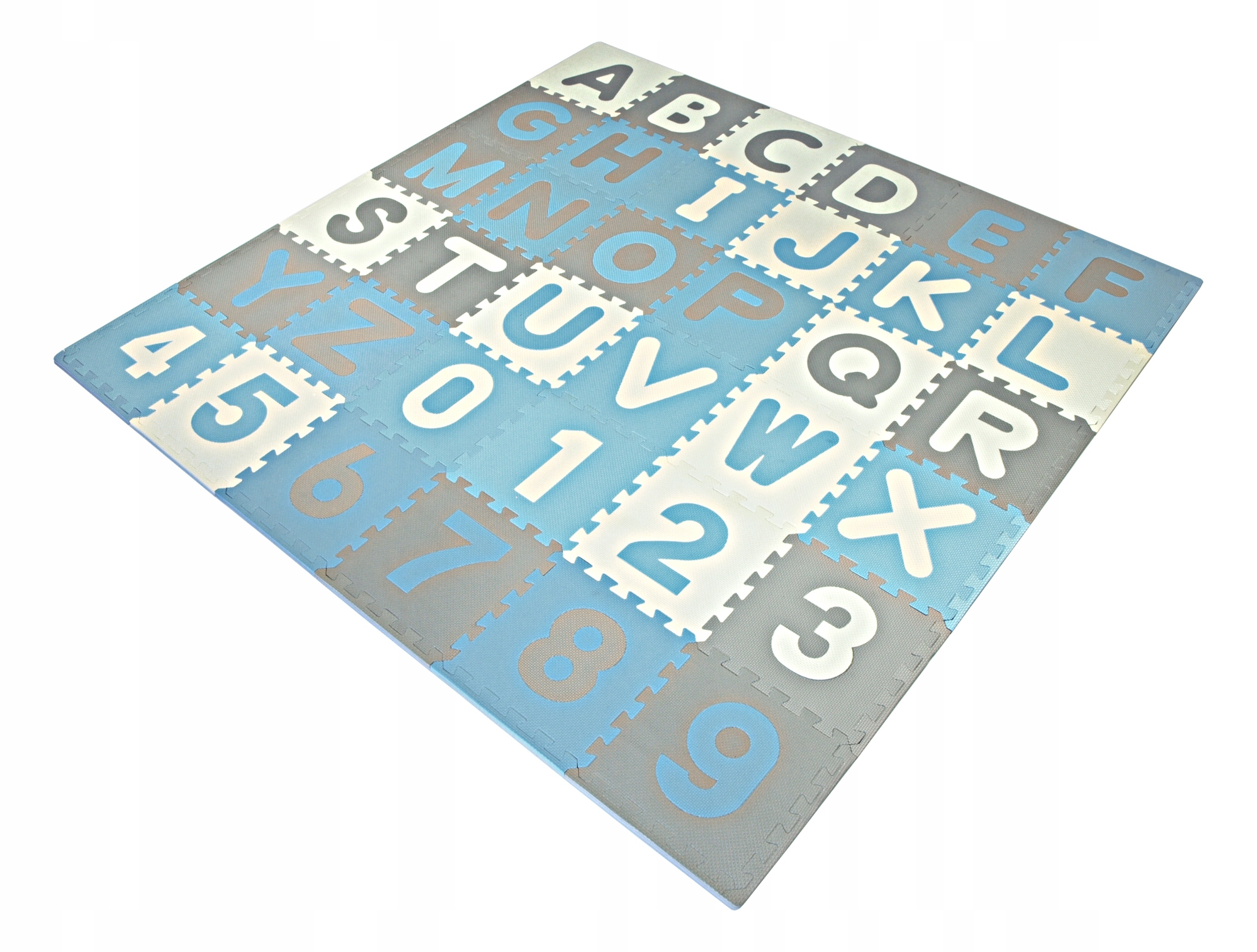 

Duża Mata Puzzle Piankowe 36EL Eva 180x180 Alfabet