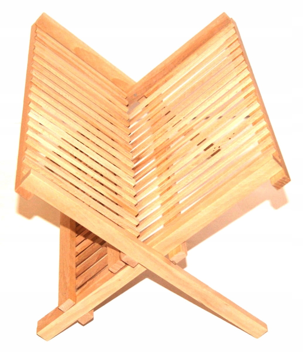 Levně Odkapávač Odkapávač Na Nádobí dřevěný stojan 40x25