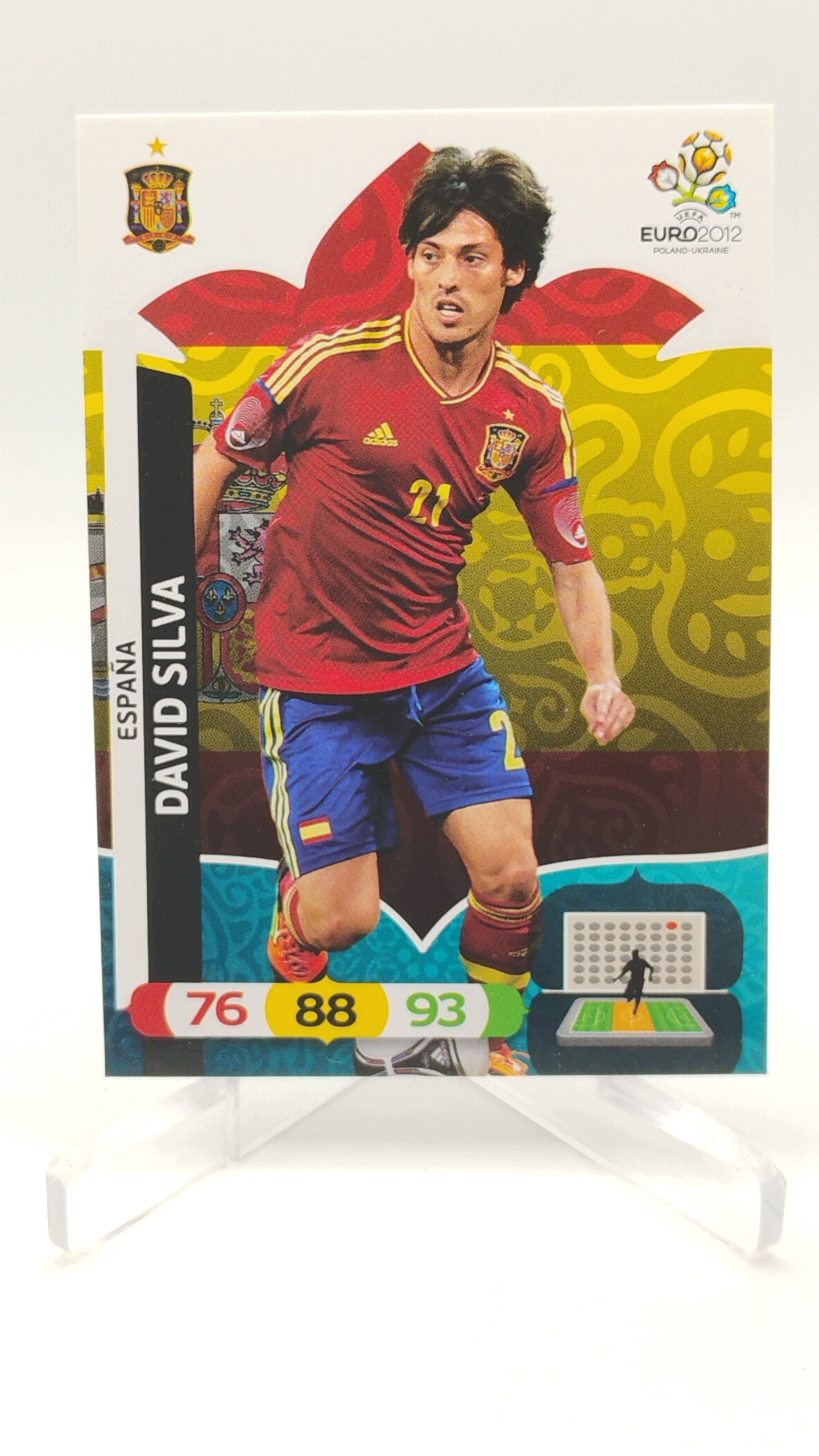 Panini Euro 2012 Base Card 71 David Silva Hiszpania