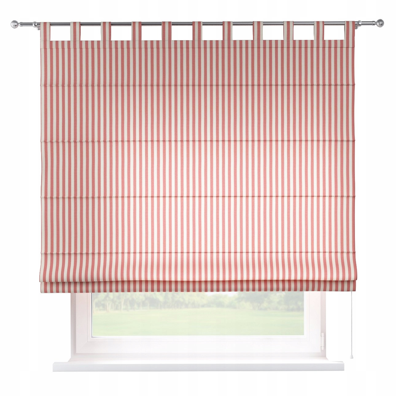 Hotová rímska roleta Verona 160x170 cm červená