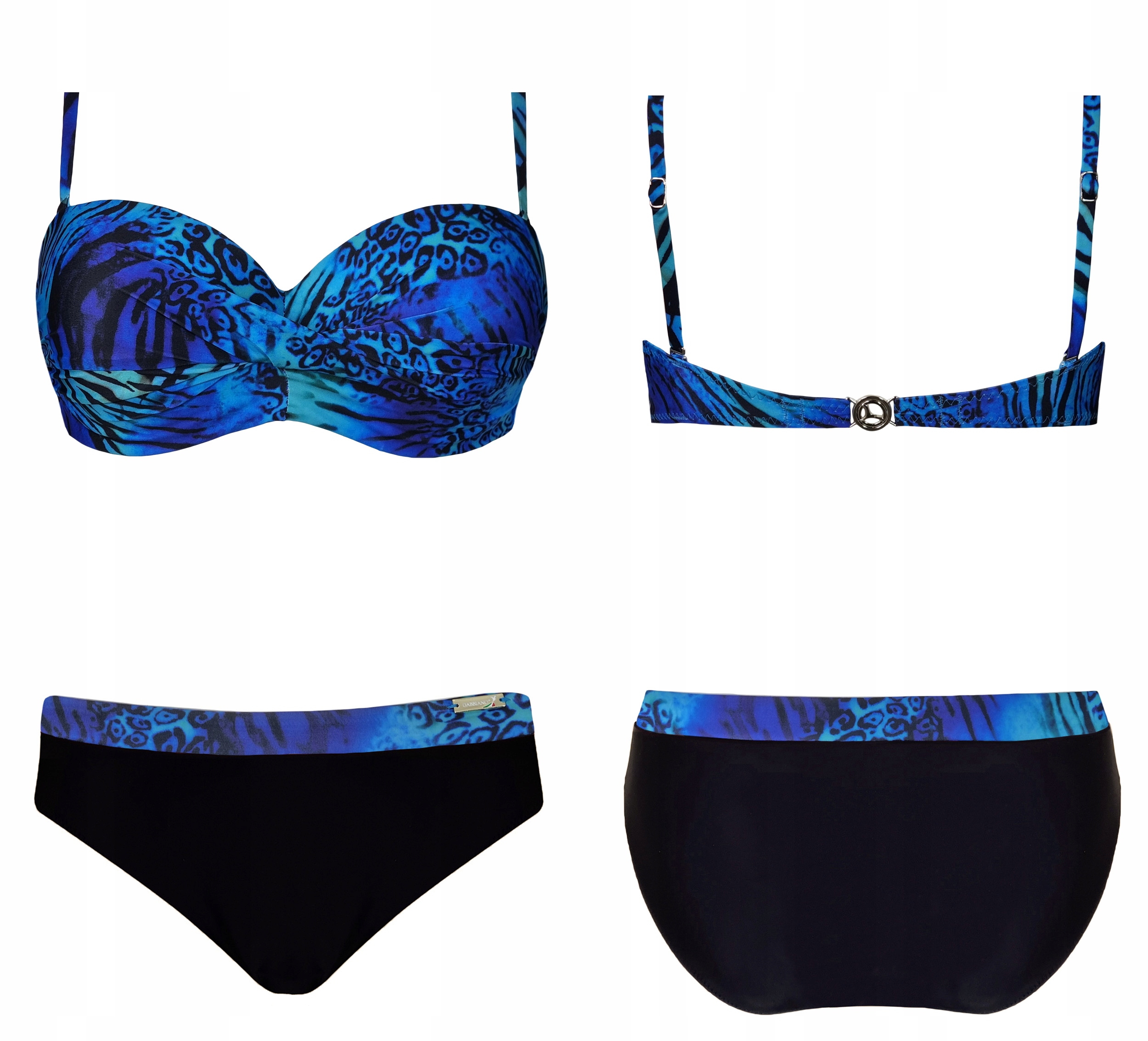 Strój kąpielowy dwuczęściowy push up GABBIANO Evita-DX 22/A 38D M 75D Kod producenta Evita-DX 22/A