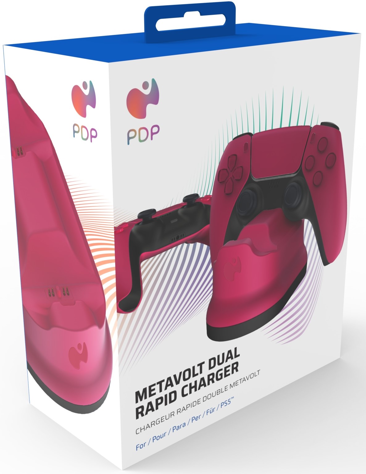 PDP PS5 METAVOLT Ładowarka padów Dualsense - red