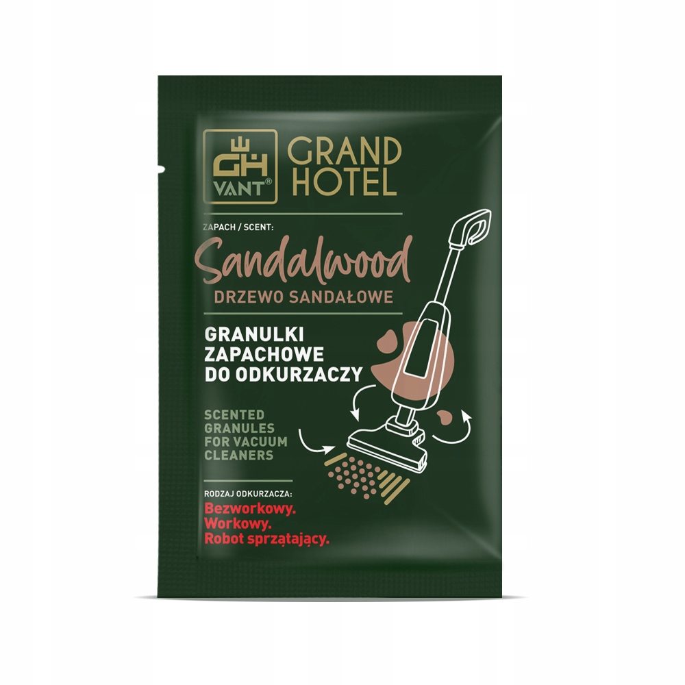 Trwały Zapach Perfumy Świeżość do odkurzacza Wkład Granulki Sandalwood