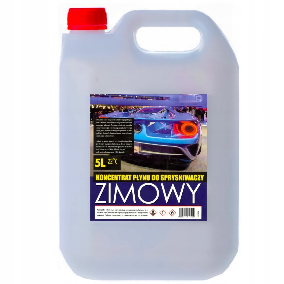 

Koncentrat zimowego płynu do spryskiwaczy 5L -22°C