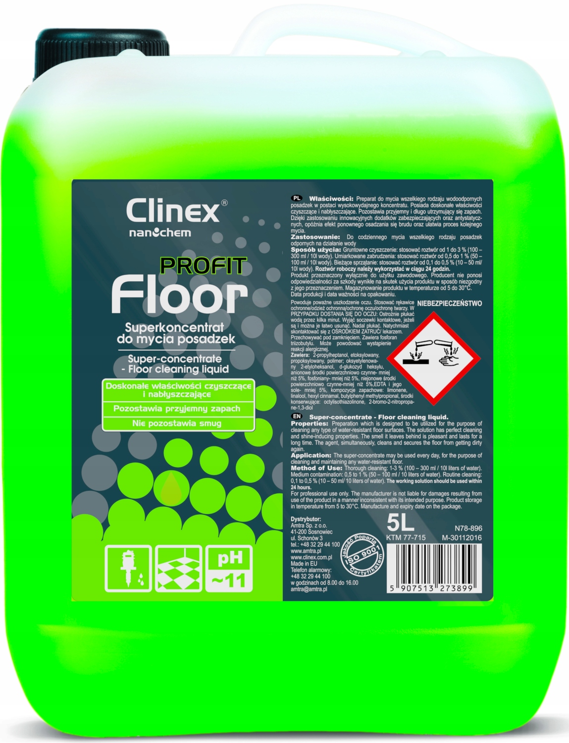 

Clinex Profit Floor 5L Superkoncentrat do posadzek